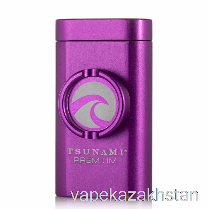 Vape Kazakhstan Tsunami Dugout and Grinder Purple